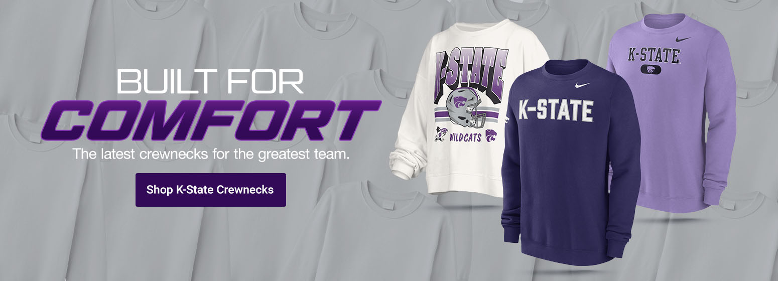 Built For Comfort | The Latest Crewnecks for the Greatest Team | Shop K-state Wildcats Crewneck