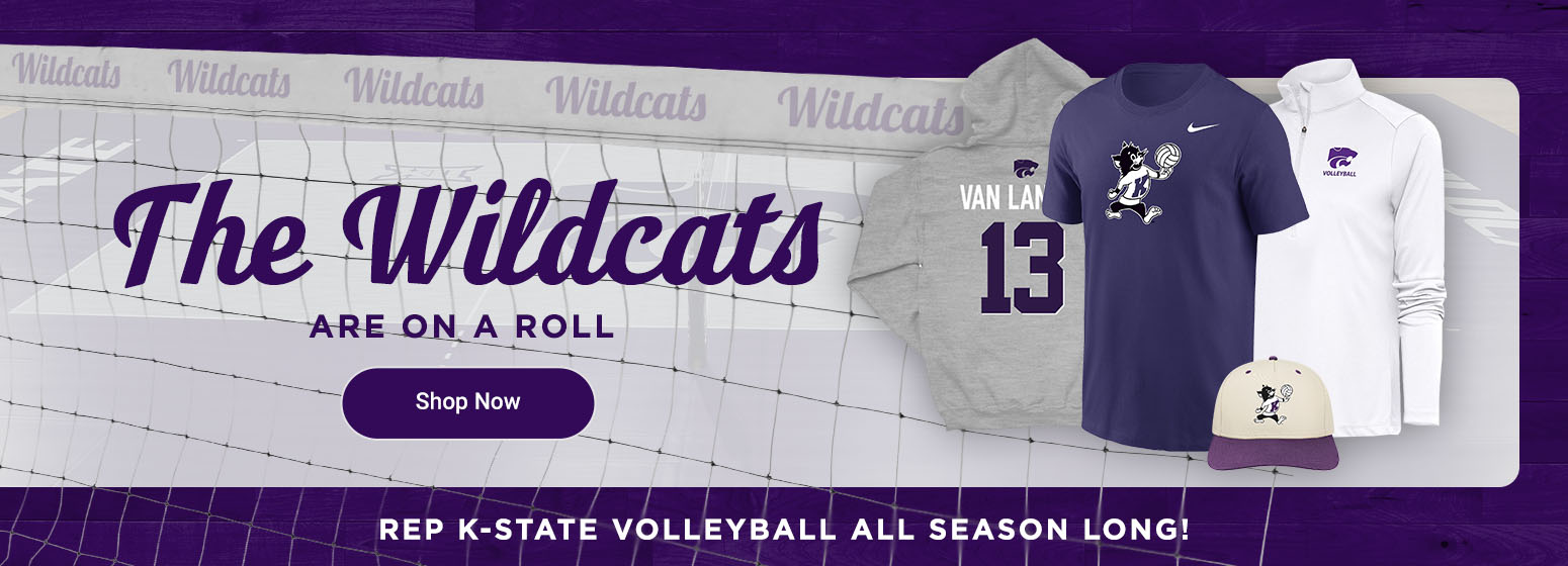 The Wildcats are on a Roll | Rep K-State Volleyball All Season Long | Shop Now